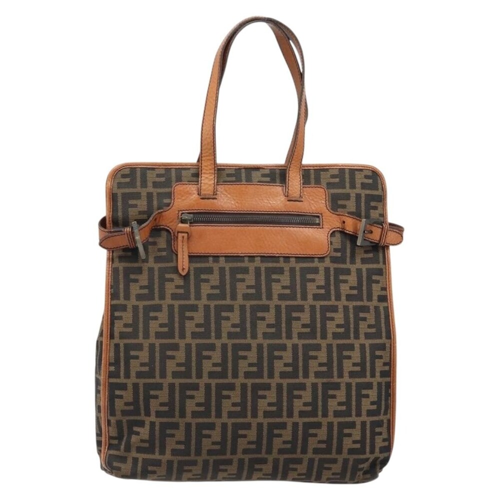 Fendi Zucca Tote Bag Black